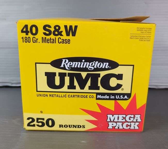 Remington UMC 40 S&W Ammo, Approx 250 Rounds, Local Pickup Only image