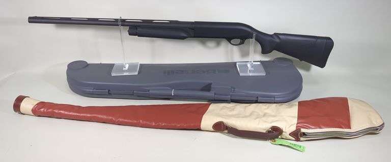 Benelli Armi S.P.A./ Benelli USA M2 12 ga Shotgun SN# M665462, For 2 3/4" Or 3" Shells, 25.5" Bbl, Extra Chokes, Choke Tube Wrench, Paperwork, With Hard Case, In Soft Case image