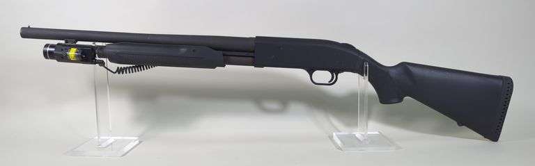 Mossberg 500A 12 ga Pump Action Shotgun SN# T206292, For 2 3/4" And 3", Streamlight TLR-2s Flashlight/Laser With Remote Finger Control image