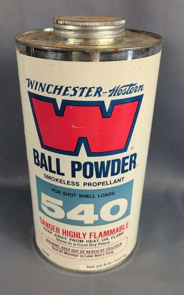 Winchester Western Ball Powder Smokeless Propellant For Shot Shell Loads 540, Approx 8 lbs, Local Pickup Only image