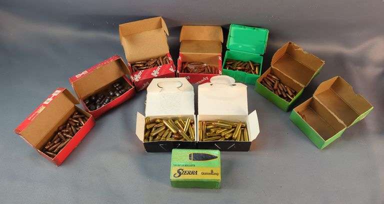 Sierra, Hornady, And HSM .30 Cal And .30 Carbine Bullets, Approx 430 image