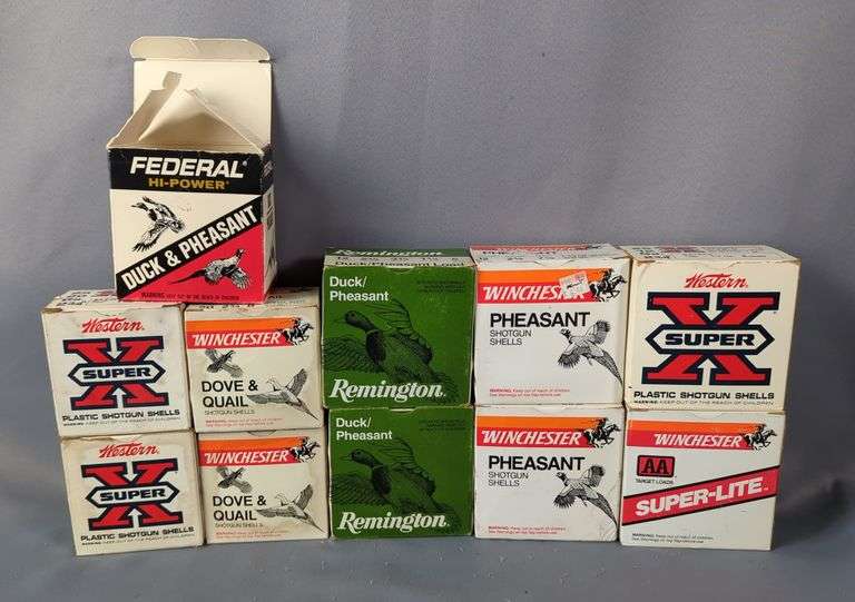 Western Super X, Winchester, Remington, And Federal 12 ga And 20 ga Ammo, Approx 268 Rds, Local Pickup Only image