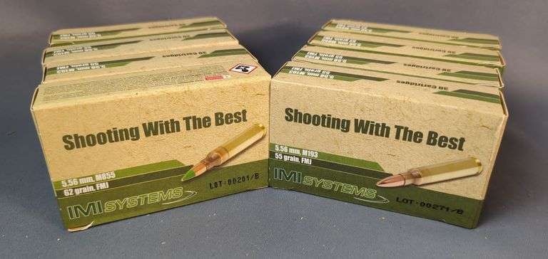 IMI Systems 5.56mm M193 Ammo, Approx 240 Rds, Local Pickup Only image