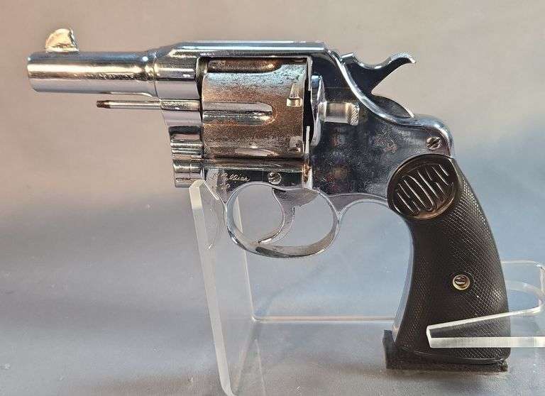 Colt New Service .38 WCF 6-Shot Revolver SN# 317965, , image