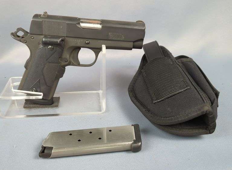 Rock Island Armory M1911-A1 CS .45 ACP Pistol SN# A1289053, 2 Total Mags, Crimson Trace Grip, In Nylon Holster image