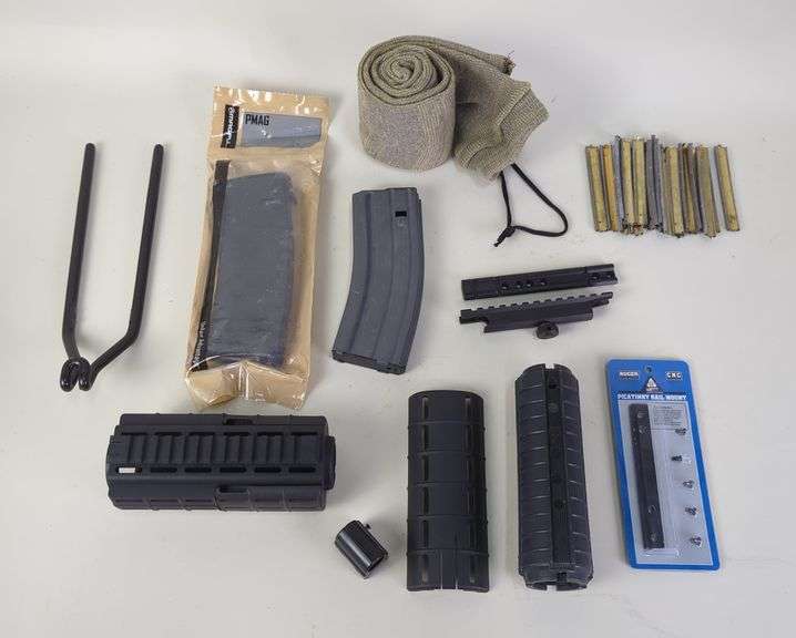 Handguards, Handguard Removal Tool, Magpul 30-Rd AR15/16 Mag, Brownells Mag, Stripper Clips, Rail Mounts, Allen Gun Sock, And More image