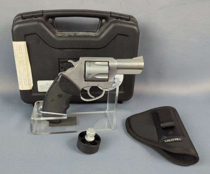 Charter Arms Bulldog .44 Spl 5-Shot Revolver SN# 125861, Speed Loader, Paperwork, With Nylon Holster, In Hard Case image