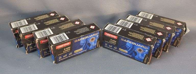 Norma Safeguard 9mm Luger Ammo, Approx 400 Rds, Local Pickup Only image