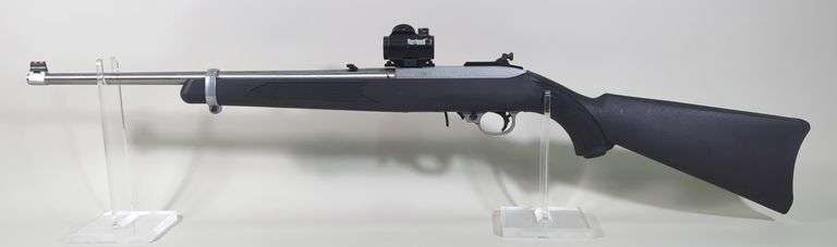 Ruger 10/22 .22 LR Rifle SN# 822-45408, Bushnell Red Dot Sight, Williams Peep Sight, Fiber Optic Front Sight image