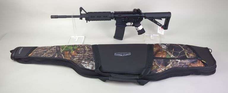 Sig Sauer Sig M400 5.56 Nato  Rifle SN# 20C075288, Pistol Grip, Adjustable Stock, Flip Up Rear Peep Sight, Paperwork, In Soft Case image