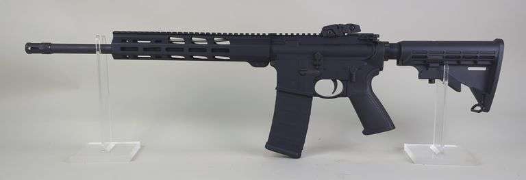 Ruger AR-556 5.56 Nato  Rifle SN# 858-89929, Flip Up Peep Sight, Adjustable Stock , image