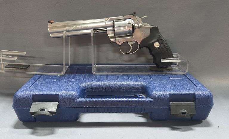 Colt King Cobra .357 Mag 6-Shot Revolver SN# KU2105, 6" Bbl, Adjustable Rear Sight, Paperwork, In Original Hard Case image