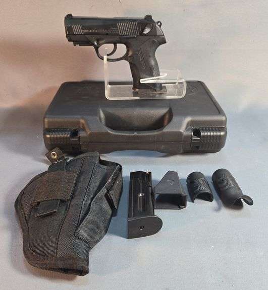 Beretta/ Beretta USA Px4 Storm 9x19 Para  Pistol SN# PX310877, 7 Total Mags, Back Straps, Speed Loader, Nylon Holster, Never Fired, Paperwork, In Hard Case image