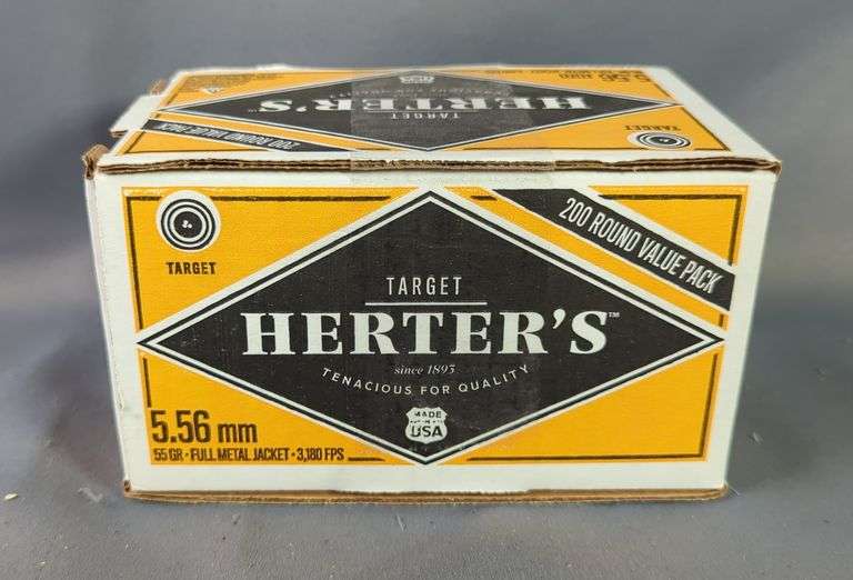 Herter's 5.56mm 55 gr FMJ Ammo, Approx 200 Rds, Local Pickup Only image