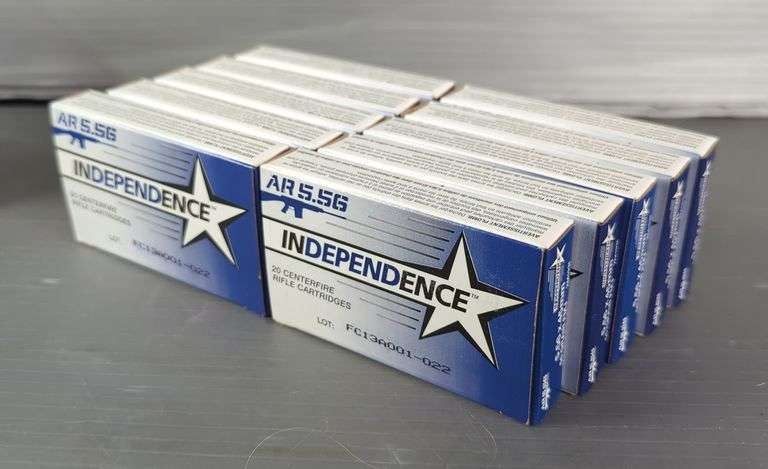 Independence AR 5.56 Rifle Ammunition, Approx 200 Rds, Local Pickup Only image