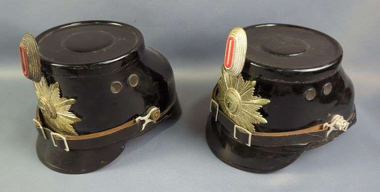 West German Police Shako Caps, Qty 2 image