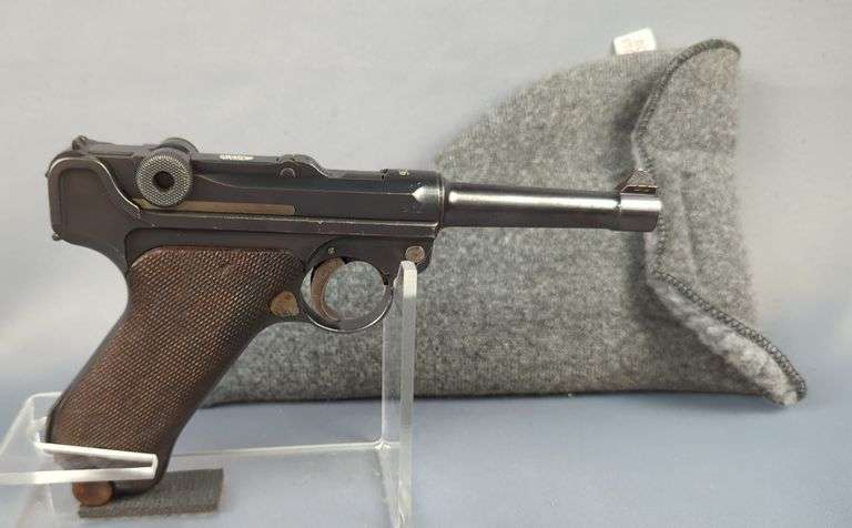 DWM Luger 1916 Commercial 9mm Pistol SN# 8451, In Soft Case image