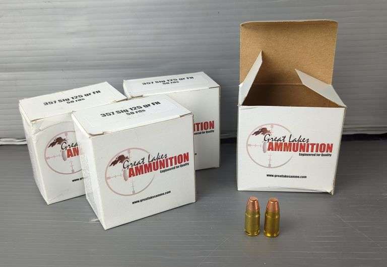 Great Lakes Ammunition .357 Sig, Approx 200 Rds, Local Pick Up Only image