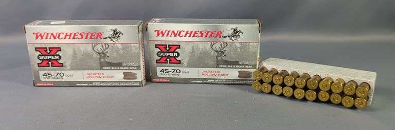 Winchester Super X 45-70 Gov't, Approx 29 Rds And 11 Empty Brass, Local Pickup Only image