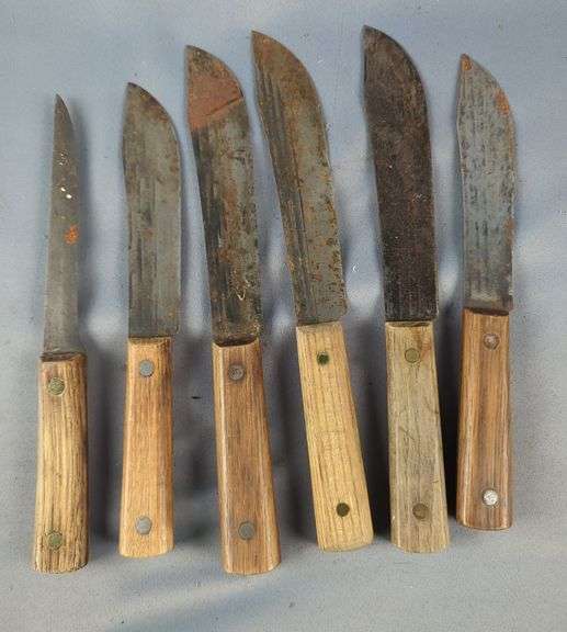 Old Hickory Fixed Blade Knives, Qty 6 image