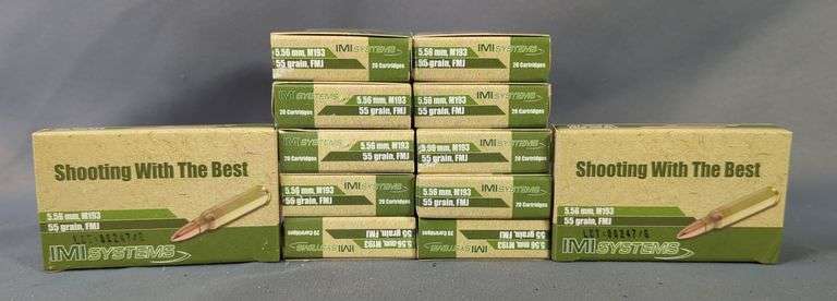 IMI Systems 5.56mm M193 Ammo, Approx 240 Rds, Local Pickup Only image
