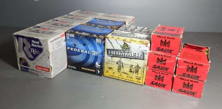 Federal, Rio, Hevi-Shot, And Sauk 12 ga Ammo, Approx 273 Rds, Local Pickup Only image
