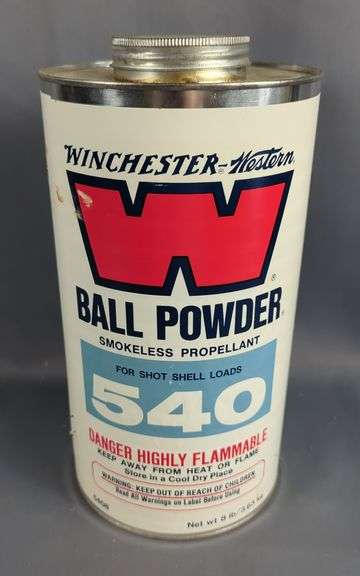 Winchester Western Ball Powder Smokeless Propellant For Shot Shell Loads 540, Approx 8 lbs, Local Pickup Only image