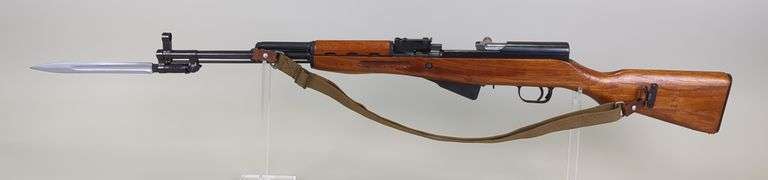 Norinco China/ KSI SKS 7.62x39  Rifle SN# 12696, Folding Bayonet, Canvas Sling, Nicks In Buttstock image