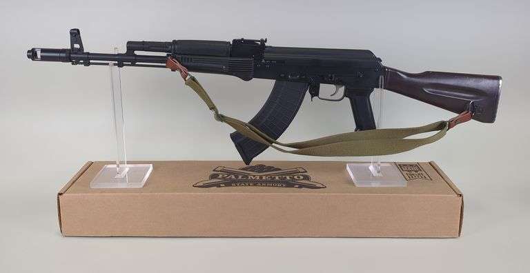 Soviet Arms AK-103 7.62 x 39 Rifle SN# 103-000416, Palmetto Barrel Assembly With Box, Canvas Sling image