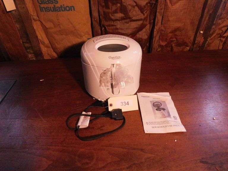 Signature Gourmet Deep Fryer With Instructions