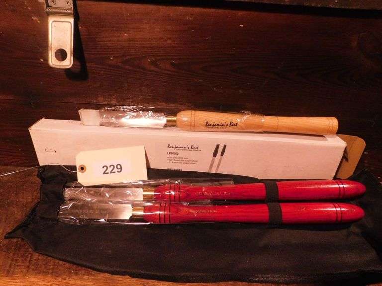 3 Benjamin's Best Chisels For Wood, Brand New With Box