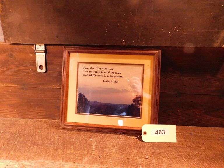 Psalms 113:3 14 1/2"X12 1/2"