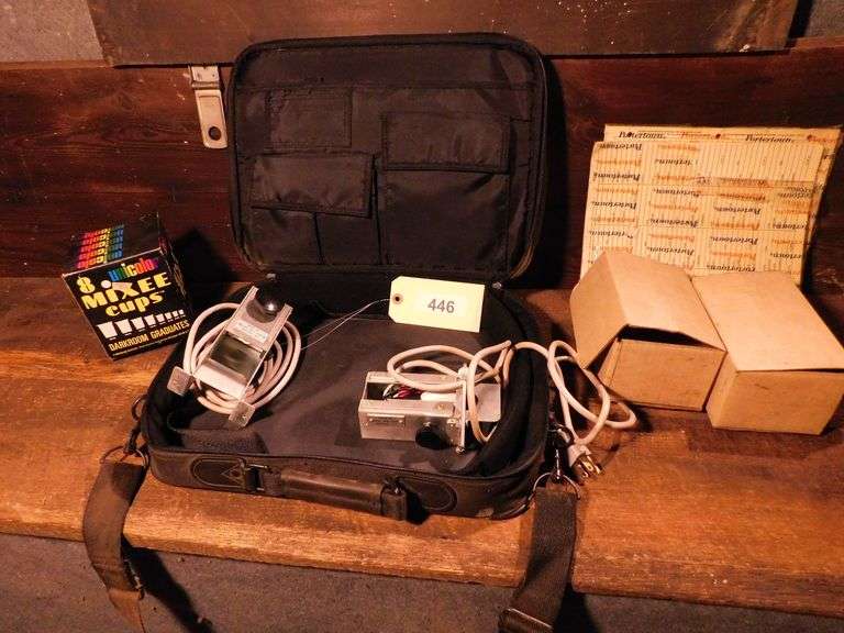 Seary Heat Seal Sealer With Box, Seary Slide Cutter With Box, Computer Carrying Case, Film Labels, 8 Uni Color Mixee Cups