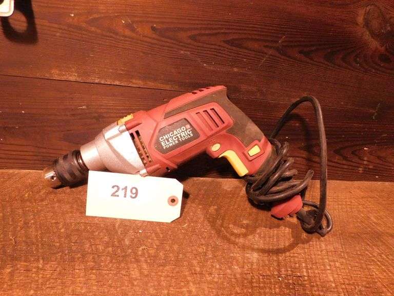 Chicago Electric Power Tools, 1/2" Hammer Drill (Works)