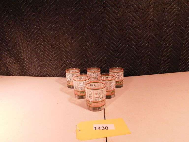 Lot of 6 Twelve days of Christmas tumblers