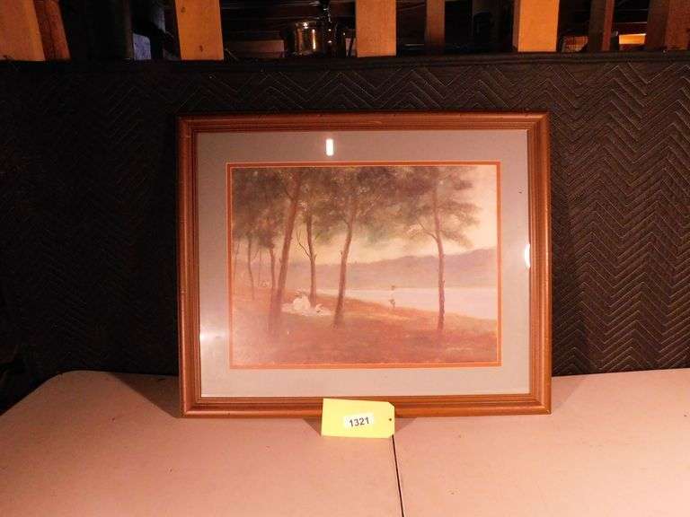 33" x 28" Lithograph by W.J. Huettel