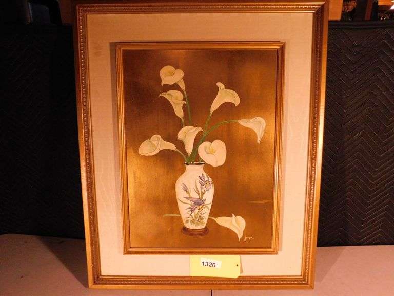 28" x 34 1/2" "Calla Lilys" by Jaque