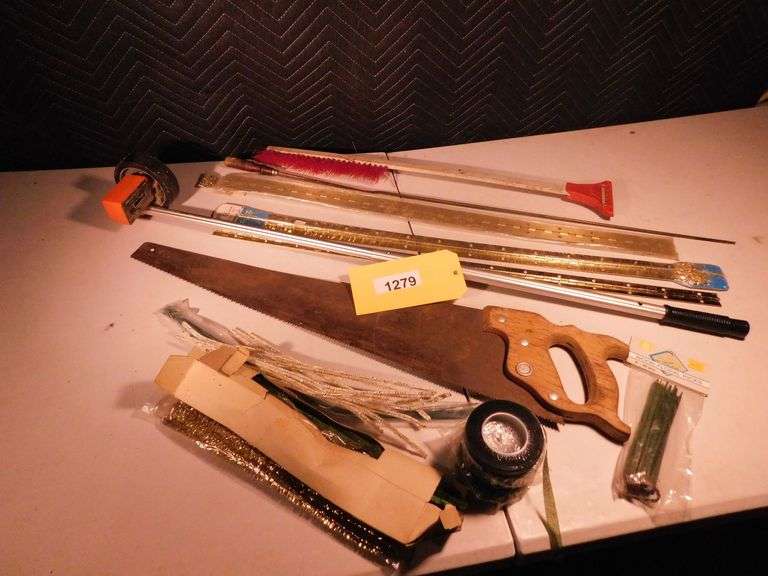 Measure Master Model MM-12, Continuous Hinges, Hand Saw, + more