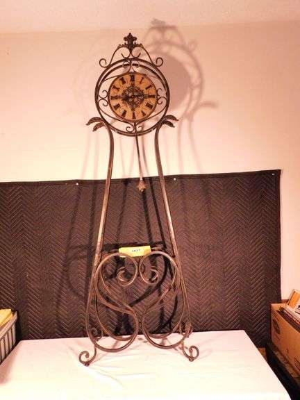 21 " x 60" metal framed battery clock