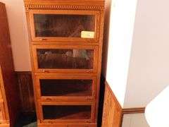 36"x72"x23" Solid wood Brewster Book case w/glass door