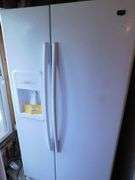 39½"x68½"x30" Maytag 2 door fridge/freezer combo w/ water & ice dispenser
