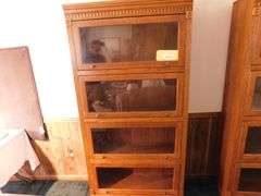 36"x72"x23" Solid wood Brewster Book case w/glass door