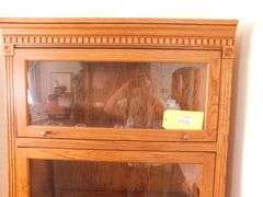 36"x72"x23" Solid wood Brewster Book case w/glass door
