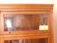 36"x72"x23" Solid wood Brewster Book case w/glass door
