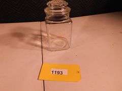 Clear Glass Jar with Top