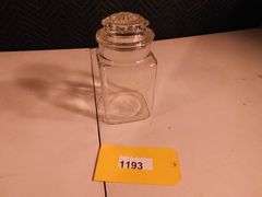 Clear Glass Jar with Top