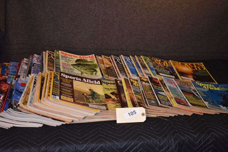 Sports Afield magazines, approx 70