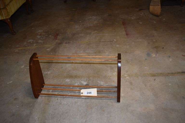 24 1/2" x 12" solid wood rack
