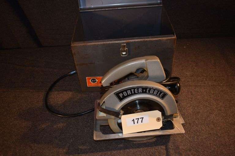Porter cable 7" circular saw with case
