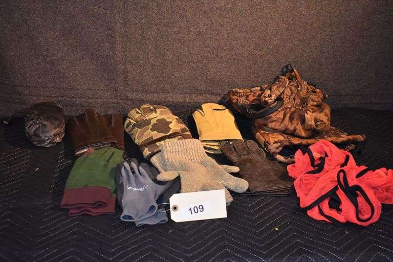 Assortment of gloves